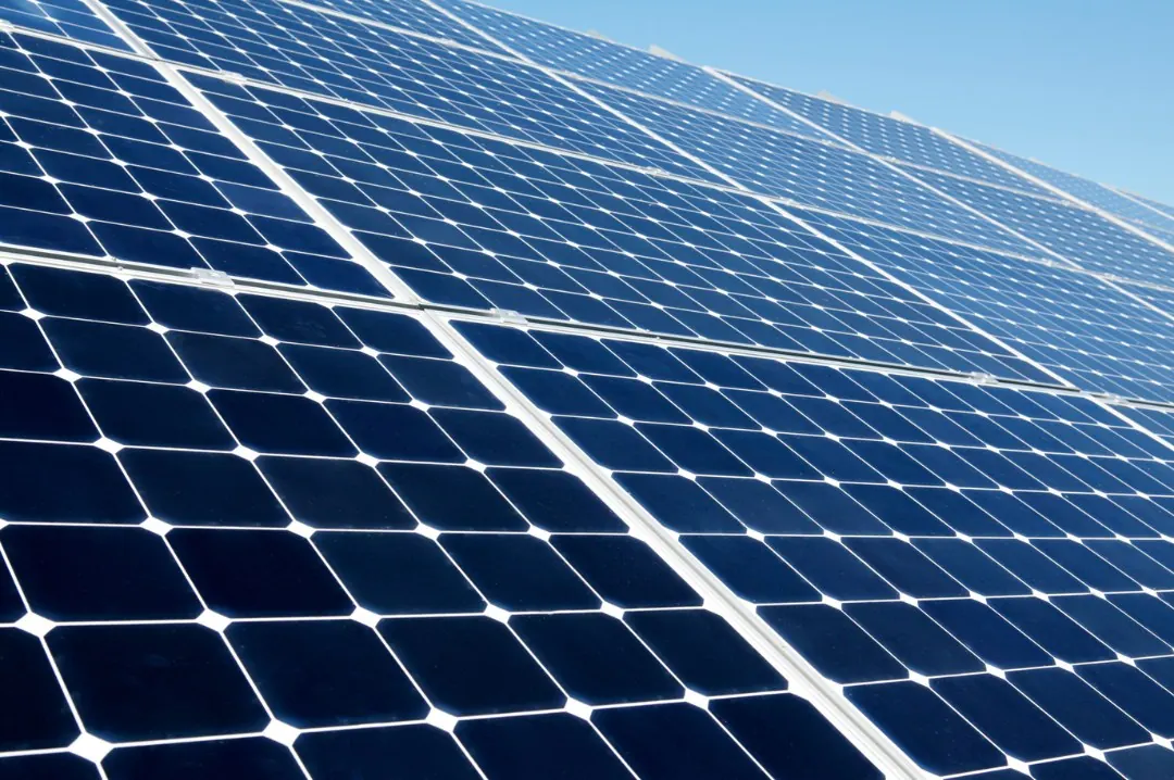 Photovoltaik-Module einer Freiflächenanlage